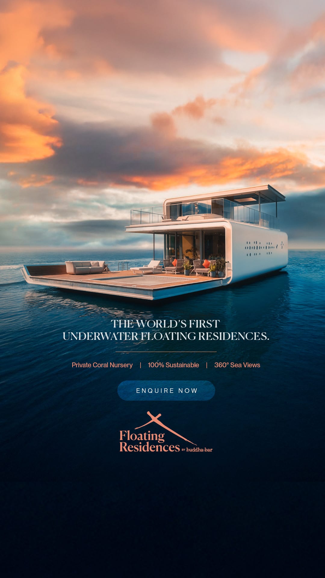 Floating Residences key visual, vertical